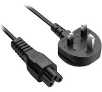 1.5m C5 Cloverleaf Power Supply Adapter Cord Mains Cable Lead UK Plug for Laptop