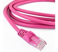 1.5M Ethernet Cable Snagless Pink Network Patch Lan Lead PC Internet Wire CAT5e