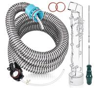 1.5M Flexible Extension Hose Kit Compatible with Shark StainStriker Stain & Spot Cleaner PX200UKCP PX200UKT PX200UK, Replacement Handle Outer & Inner Tube Kit for Carpet Cleaner, Includes Repair Tools