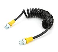 1.5m Flexible Spiral Hose Tube, Air Compressor Hose Replacement, High Pressure Fittings for 30mpa Air Compressor Pump, 63mpa Oil and Abrasion Spring Spiral Pipe