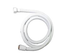 1.5M Flexible Stainless Steel Shower Hose - Double Lock Design with EPDM Inner Tubes - White Color 150cm Long Shower Pipe for Easy Installation and Leak-Free Performance
