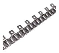 1.5M Length 06B, 08B, 10A, 12A Single & Double Hole Drive Roller Chain With Wings, Machine Transmission Conveyor Chain(10A 1 Wing 1 Hole)