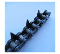 1.5m Length, 08B,10A,12A ANSI Single Side Sharp Transmission Industrial Drive Chain YIJIAN (Size : 12A-2)