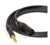 1.5m Mogami W2534 Neglex QUAD Balanced Cable. Neutrik GOLD TRS Jack to XLR Lead