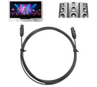 1.5m Optical Audio Cable,Durable Digital Audio Optical Cable,Optical Cable for Soundbar to TV,Optical C/able for Home Theater or Game Console,Effective Fibre O/ptic C/able,Easy to Use TV C/able