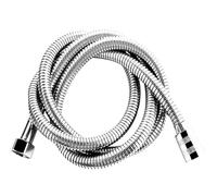 1.5m Or 2m Golden Black Sliver Thickened Stainless Shower Hose Pipes Shower Head Bathroom Accessories(Sliver 1.5m)