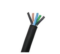 1/5m Outdoor Rubber Cable 2 3 4 5 Core 1mm²/ 1.5mm² /2.5mm / 4mm² Flexible Oil Weather Resistance EPR Insulated Electric Power Wire Cord(5 core Black Cable,5m 1.5mm2)