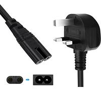 1.5M Power Cable for Xbox One S Slim Game Console, Xbox One X, PS2, PS3, PS4, PS5, Figure 8 Power Cord 2 Pin for Samsung LG Philips Toshiba Sony Sharp Panasonic LED Flat TV power Cable