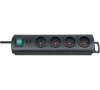 1.5m power strip 4 sockets black Primera-Line 1153304124