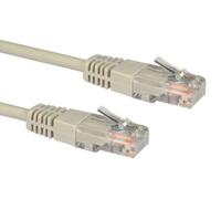 1.5m Professional Network Cable - Grey - Premium Quality (26 AWG 100% Copper Wire) / CAT5e (enhanced) / RJ45 / Ethernet/Patch/LAN/Router/Modem / 10/100