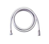 1.5M PVC High Pressure Shower Hose Flexible Tube for Bathroom Head Bath Accessorie for Bathroom(Silver)