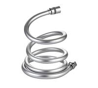 1.5M PVC Shower Hose - Flexible Anti-Tangle Hose with Swivel Brass Connectors, Smooth Leak-Proof Universal Fit for Shower Head and Washing Machine