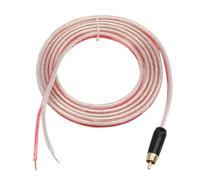 1.5m replacement and repair speaker cable with RCA plugs at stripped ends