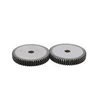 1.5M Spur Gear 52 Teeth Pinion Gear 14mm Hole Low Carbon Steel Flat Gear 15mm Total Height Precision Engineering for RC Cars Robotics 1 Piece