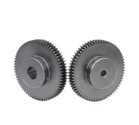 1.5M Spur Gear 80T Carbon Steel With Step 12-40mm Inner Hole Induction Metal 1Pcs(25-30 mm,80T (round hole))