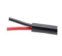 1/5M Sq 0.3/0.5/0 .75/1.0/ .5/2.0mm Soft Silicone Rubber Cable 4 6 Cores Insulated Flexible Copper High Temperature Wire(Black Sq 1.5mm x 1m,2 Cores)