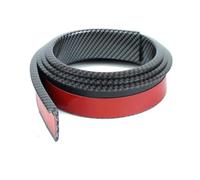 1.5M Strip Arch Protection Mudguard Car Fender Flares Universal Rubber Wheel Eyebrow Sticker Anti-collision Trim HETEVSCCK(Carbon fiber 55mm)