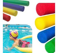 1.5m Swimming Pool Noodle Woggle Kids Floatation Device Flexible Strong Noodle Swim Support Float (Single Noodle, Green)