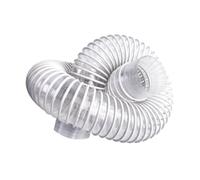 1.5M Transparent Elastic PVC Dust Collection Hose, ID32-65MM High-Pressure Flexible Coating Spiral Suction Duct(65mm)