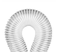 1.5M Transparent Elastic PVC Dust Collection Hose, ID32-65MM High-Pressure Flexible Coating Spiral Suction Duct(65mm)