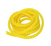 1/5M Winding Tube Wire Organizer Cable Protection Sleeve Tube Protection Sleeve Spiral Wrap Winding Protector 8/10/14/16/20/25mm(Yellow,40mm X 1Meter)