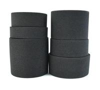 1-5Meters 20-70mm Black Elastic Bands for Sewing Pants Waist Rubber Tapes Underwear Strap Stretch Ribbon DIY Garment Accessories-Black-38mm-2Meters