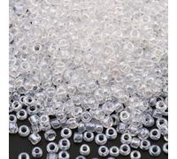 1.5mm 2mm 3.0mm 4.0mm 30 Colors Transparent Cezch Silver Line Glass Beads 15/0 12/0 Spacer Seed Beads for Jewelry Making DIY Sewing-101-1.5mm-1680pcs