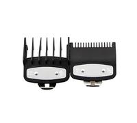 1.5Mm 3Mm 4.5Mm 6Mm Limit Comb,Compatible For Wahl, Electric Hair Clippers Guard Barber,Compatible For Shop,Professional Cutting Guide Comb Y0731(Black-2pcs-)