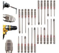 1.5mm-6mm Pagoda Shaped Hexbits Set, 6Pcs All in One Pagoda hex Screwdriver Drill bit, Anti-Slip & Magnetic Taper Hex Bits, A Single Bit Can Tighten Nuts Ranging, for Drills and Wrenches (4 Set)