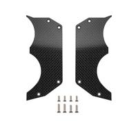 1.5MM Carbon Fiber Air Dam Diffuser for Arrma 6S 1/7 Infraction/Limitless/Felony,Wheel Covers Lightweight Left and Right Carbon Fiber Wheel Cover for 6S 1/7 Infraction/Limitless V1/V2/Felony Style 3-F