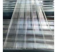1.5mm Clear FRP Roofing Sheets - Weatherproof Corrugated Panels for Sun Protection Flame Retardant Available in 10 Pcs (0.9x1.2m/35x47in) -Building Material