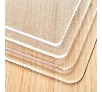 1.5mm Clear Table Protector, Waterproof PVC Desk Mat, Desk Pad Protector For Desktop, Coffee Table(Clear,55cmx100cm)