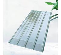 1.5mm Corrugated Roof, 2/4/6/8/10/12/15pcs Sunroom Daylighting Plate, UV Protection Sheeting Corrugated Roof, Rainproof Building Roofing Material, Garage Shed Roof Panel (0.9×1.1m,8pcs)