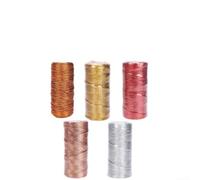 1.5mm Craft Twine 100M Gold for Jewelry Making(Gold)