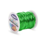 1.5mm Craft Wire, Green Aluminum Craft Wire, Jewelry Wire for DIY Sculptures, Modeling, Jewelry Making, Floral Crafting and Wire Weaving (Green, 30 Meters)