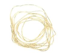 1.5mm Dia Embroidery Thread Copper Wire, Sewing Stitching Gloss Manual DIY String Embroidery Works Brooch Making for Hand Embroidery (Gold)