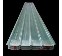 1.5mm FRP Daylighting Panels,2/3/5/8/10/13/15pcs Sun Roofing Tiles,UV Protection Transparent Rainproof Board,Insulating Roofing Cladding Panel,Greenhouse Sheets (0.9×1.4m,13pcs)