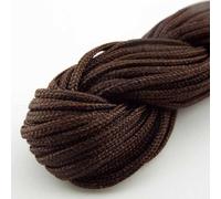 1.5mm Nylon Braided Cord 13m Bundles Knot Jewellery 11 Colours Buy 1 2 4 8 185D, Dark Brown, 2 Packs (26m)