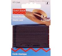Prym Elastic Cord Over-Braided 1.5mm Polyester Blend 3m Black