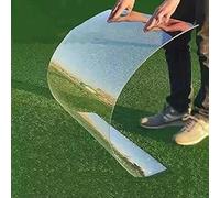 1.5mm Polycarbonate Panel Roofing Sheets,Clear Acrylic Plastic Sheet,Roof Cladding,Greenhouse Shed Canopy,UV Protection Rainproof Outdoor Awning Covers,Glass Replacement,Easy Cut(1x15m(3.3*49.2ft))