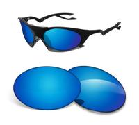 1.5MM Replacement Lenses Compatible With Oakley Plantaris OO9437 63mm Sunglasses, Anti-Scratch - Ice Blue Polarized