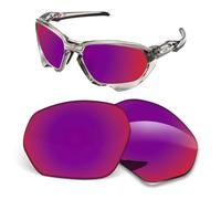 1.5MM Replacement Lenses Compatible With Oakley Plazma OO9019 Sunglasses, Anti-Scratch and Impact Resistant - Midnight Sun Polarized