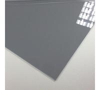1.5mm Silver Grey Gloss/Matt HIPS Sheet A4 297 x 210 High Impact Polystyrene Styrene Sheet