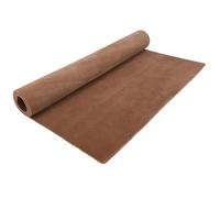 1.5mm Suede Leather Piece Soft Genuine Cow Split Leather Suede Hide Skin Leather Material for Leathercraft Sewing Accessories (Brown, 12'' x 12')