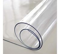 1.5mm Thick Clear Table Cover,Waterproof Transparent Tablecloth Protector,for Coffee Kitchen Dining Table Top Furniture Desk Pad Mat1.5mm, 50x70cm/20x28in