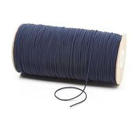 1.5mm Thin Fine Round Elastic Cord for Sewing DIY, Arts & Crafts, Beading, Haberdashery & Clothing Accessory Premium Quality Made in UK (Dark Navy, 10 Metre Cut Length)