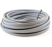 1.5mm Twin And Earth Cable outdoor DIY Electric Socket Wire Cable Flat Grey PVC Lighting Electric Cable 6242YH BASEC (PX Manufacturing) 1M,5M,10M,20M,50M,100M (1Meter) (10M)