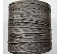 1.5mm Waxed Nylon Cord 20m Durable Strong Thread for Jewellery Necklace Bracelet Making, Beading, DIY Macrame Arts & Crafts (Grey)