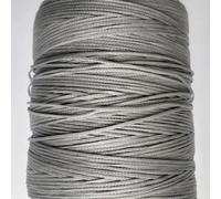 1.5mm Waxed Nylon Cord 20m Durable Strong Thread for Jewellery Necklace Bracelet Making, Beading, DIY Macrame Arts & Crafts (Lt.Grey)