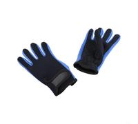 1 5mm Wetsuit Gloves Neoprene with Thermal Insulation, Adjustable Wrist Strap, Anti Slip Grip and Protection for Scuba Diving (S blue)